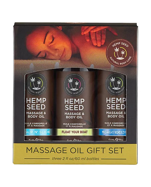Couples Earthly Body Summer Massage Gift Set 2 oz Asst 2022 Scents Earthly Body