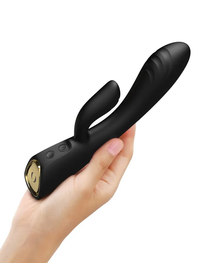 Dorcel - Flexi Rabbit - Verwarmde Tarzan Vibrator - Zwart | Dorcel Vibrators