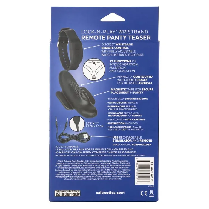 Female Sex Toys | Wristband Remote Control Panty Teaser - California Exotic Female Sex Toys | Wristband Remote Control Panty Teaser - California Exotic