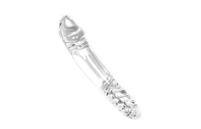 Glazen Dildo aan Twee Kanten te gebruiken - Transparant | Kiotos Dildos