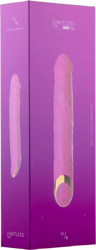 Limitless - SD1 - Zachte Dildo Vibrator - Roze | Delfi Toys Female Sex Toys