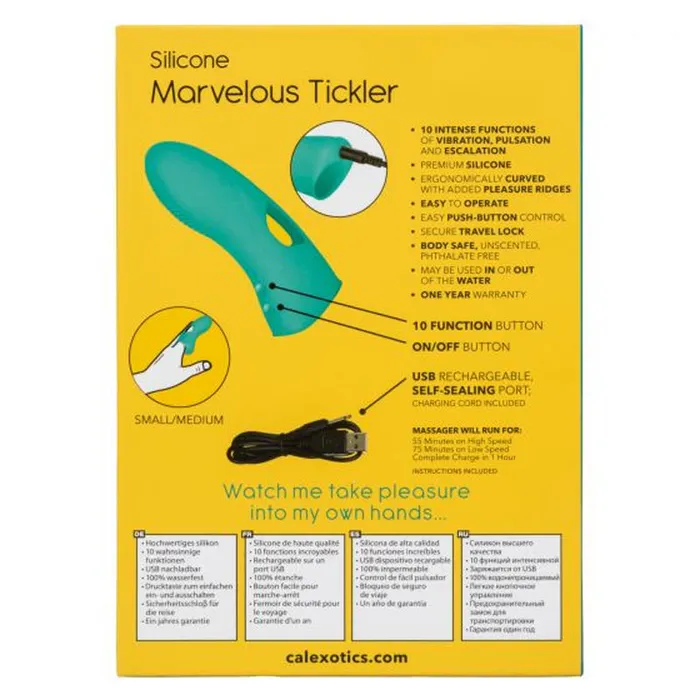 Mini Marvels Silicone Marvelous Tickler | California Exotic Female Sex Toys