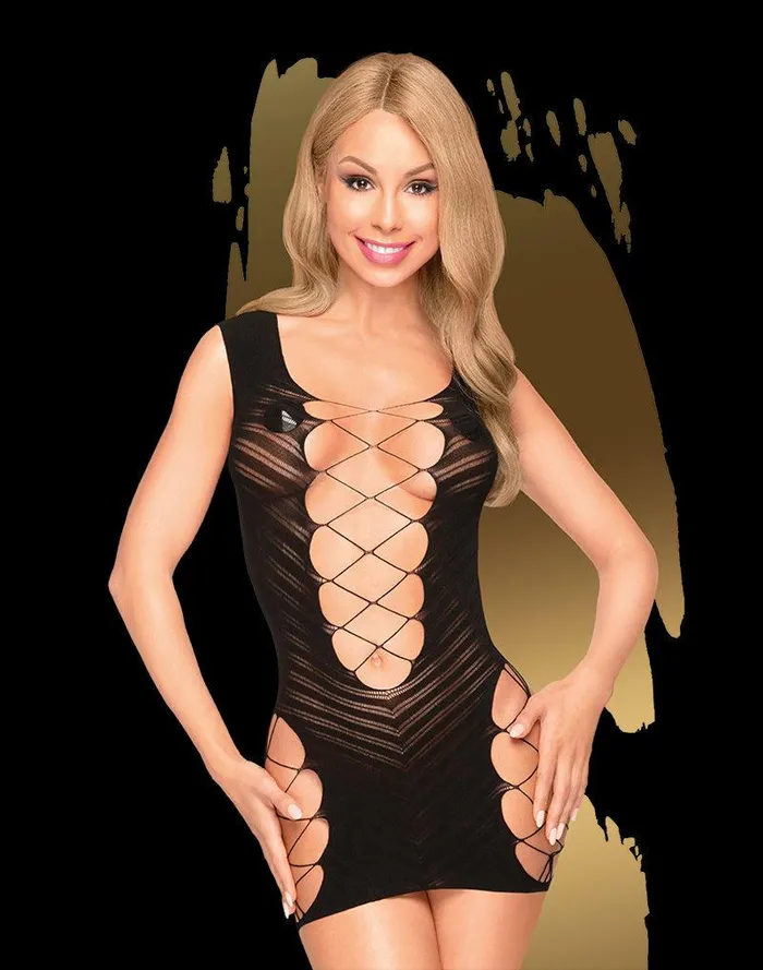 Penthouse Mini Jurk Flame On The Rock Zwart Penthouse Female Sex Toys