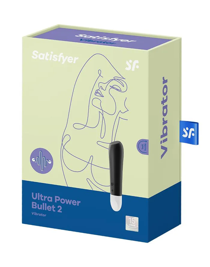 Satisfyer Female Sex Toys | Satisfyer - Ultra Power Bullet 2 - Bullet Vibrator - Zwart