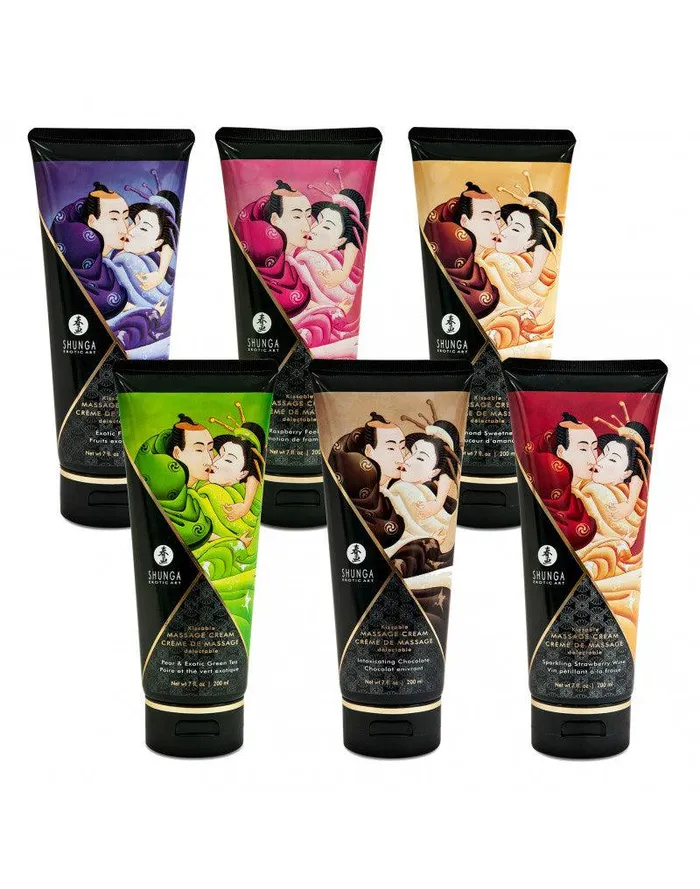 Shunga Shunga - Kissable Massage Cream Pear & Exotic Green Tea | Couples Shunga Shunga - Kissable Massage Cream Pear & Exotic Green Tea | Couples