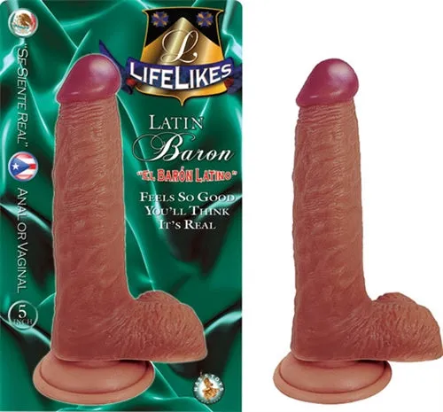 Anal Nasstoys Lifelike Latin Baron 5 Inch