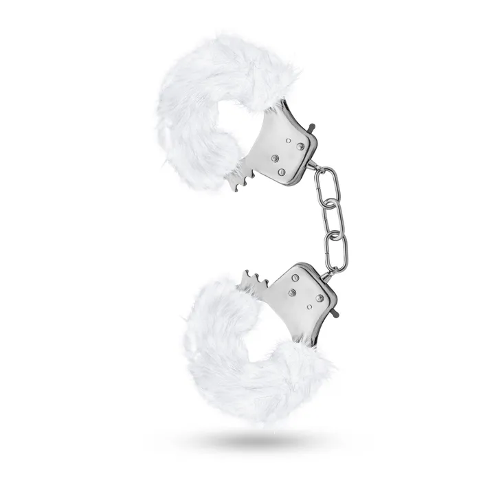 Blush Couples Temptasia Plush Fur Cuffs White