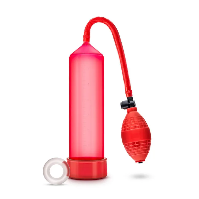 Blush Male Sex Toys Performance Vx101 Male Enhancement Pump Red