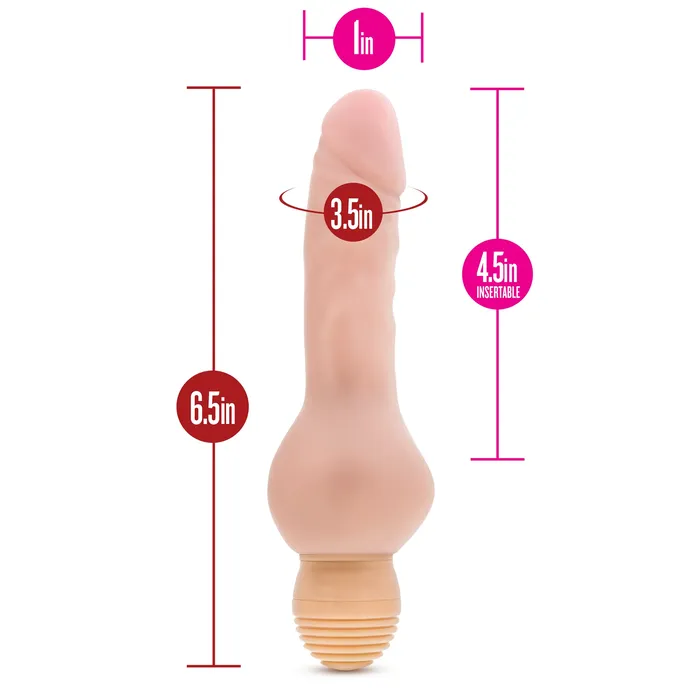 Blush Vibrators | X5 Mr. Right Now - Vanilla Realistic Vibrator by Blush