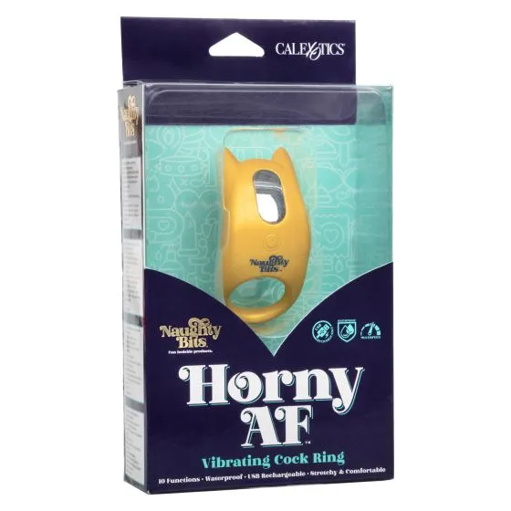 CalExotics Couples | Naughty Bits Horny Af Vibrating Cock Ring