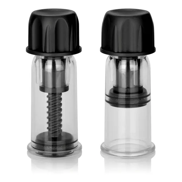 CalExotics Couples Nipple Play Vacuum Twist Suckers