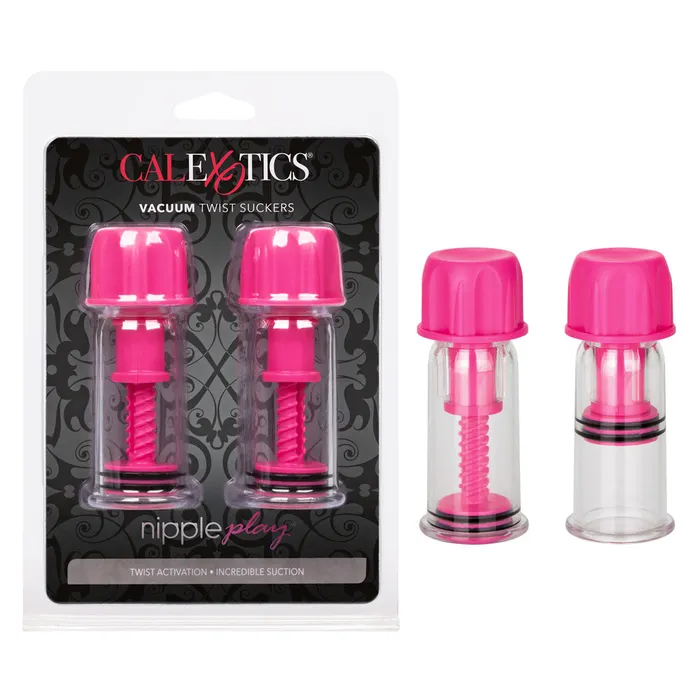CalExotics Couples | Nipple Play Vacuum Twist Suckers CalExotics Couples | Nipple Play Vacuum Twist Suckers