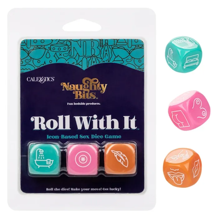 Calexotics Female Sex Toys Naughty Bits Roll With It Dice