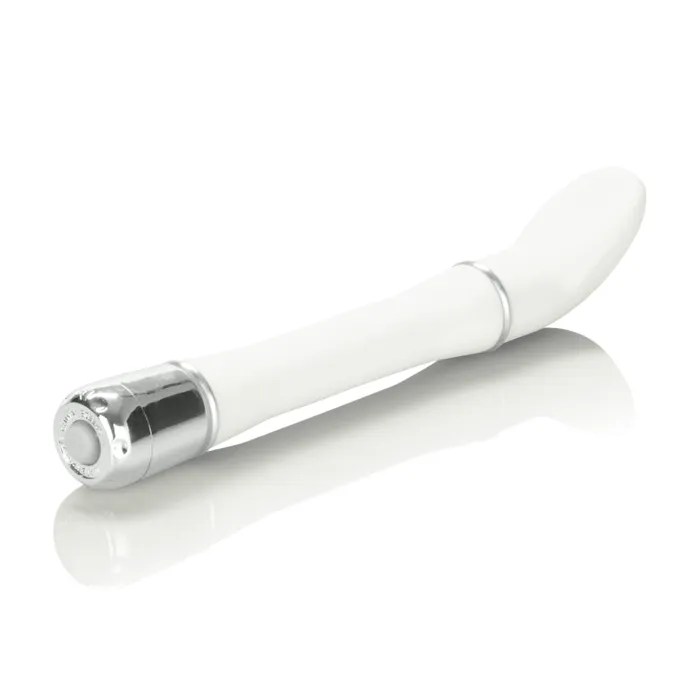 CalExotics Vibrators | Lulu Satin Scoop Vibe - White CalExotics Vibrators | Lulu Satin Scoop Vibe - White
