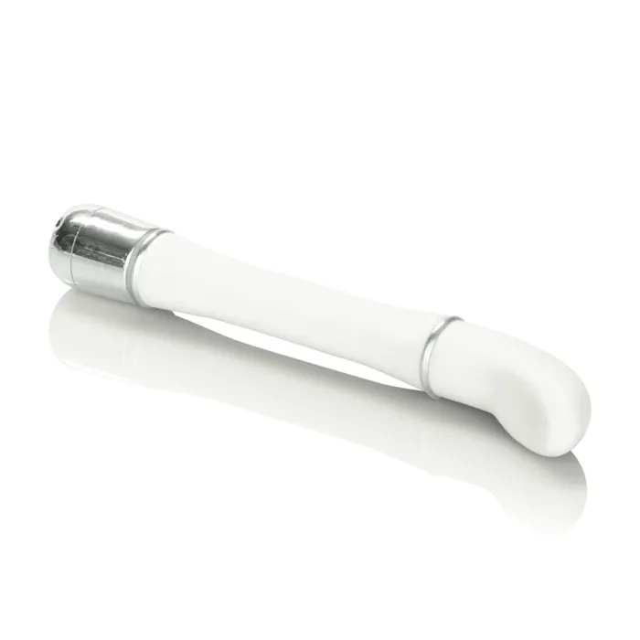 CalExotics Vibrators | Lulu Satin Scoop Vibe - White CalExotics Vibrators | Lulu Satin Scoop Vibe - White