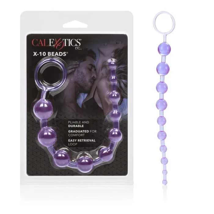 CalExotics X10 Beads Purple Vibrators