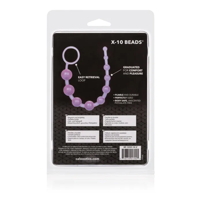 CalExotics X-10 Beads - Purple | Vibrators CalExotics X-10 Beads - Purple | Vibrators