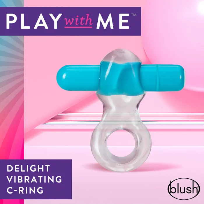 Couples | Blush Novelties Play With Me Delight Vibrating C-Ring-(bl-74302) Couples | Blush Novelties Play With Me Delight Vibrating C-Ring-(bl-74302)