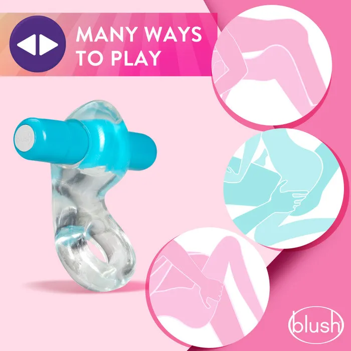 Couples | Blush Novelties Play With Me Delight Vibrating C-Ring-(bl-74302) Couples | Blush Novelties Play With Me Delight Vibrating C-Ring-(bl-74302)
