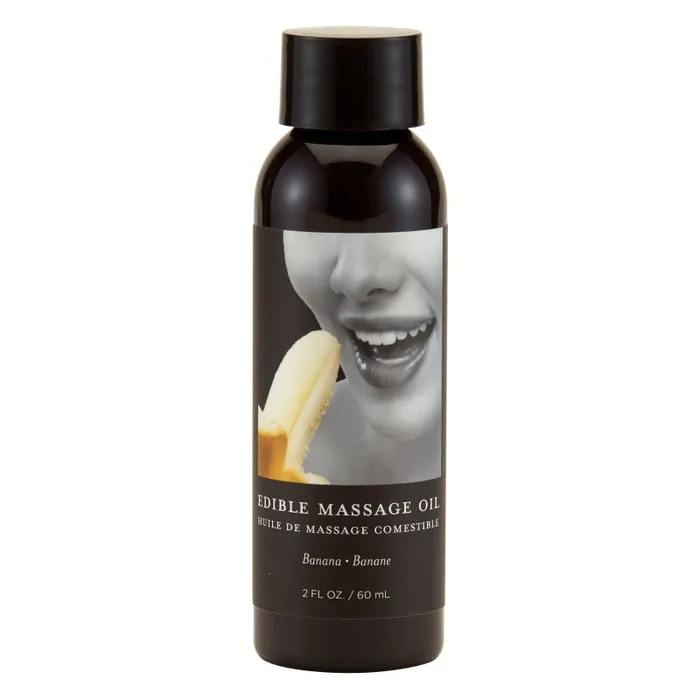 Couples Earthly Body Edible Massage Oil 2 Oz Banana
