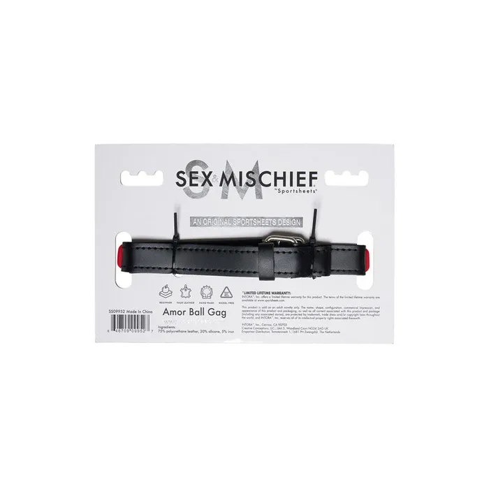 Couples | Sex & Mischief Amor Ball Gag-(ss09952) - Sportsheets Couples | Sex & Mischief Amor Ball Gag-(ss09952) - Sportsheets