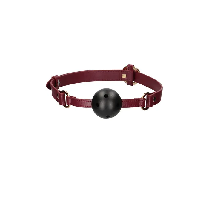 Couples | Shots Toys OUCH! Halo - Breathable Ball Gag - Burgundy Mouth Restraint Couples | Shots Toys OUCH! Halo - Breathable Ball Gag - Burgundy Mouth Restraint