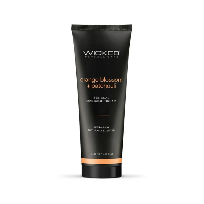 Couples Wicked Wicked ORANGE BLOSSOM PATCHOULI Sensual Massage Cream90934