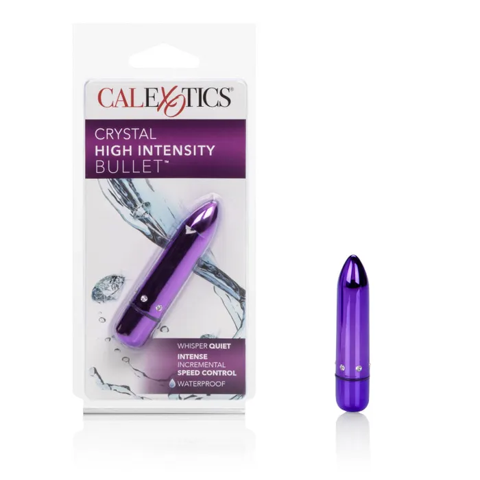 Crystal High Intensity Bullet - Purple | CalExotics Vibrators Crystal High Intensity Bullet - Purple | CalExotics Vibrators