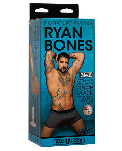 Doc Johnson Signature Cocks Ultraskyn 7 Cock Wremovable Vaculock Suction Cup Ryan Bones Dildos