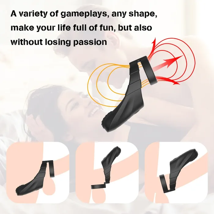 Double Penis Ring Vibrator with Taint Teaser | Lusty Age Female Sex Toys