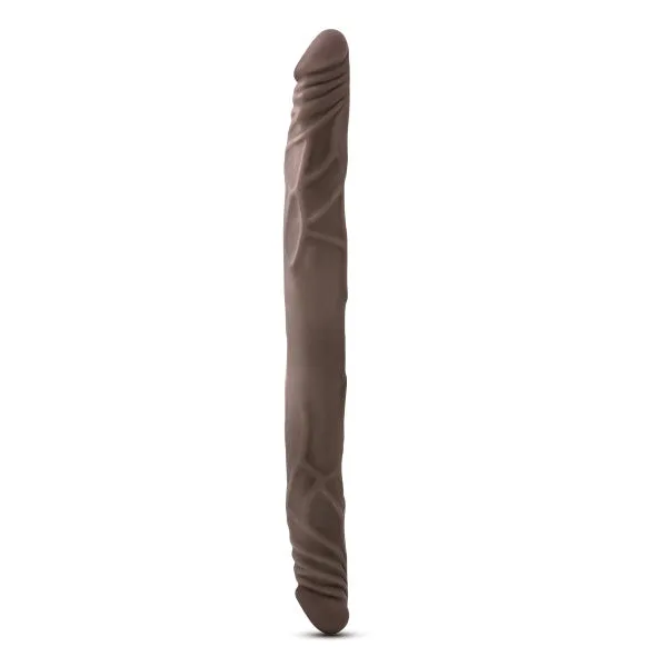 Dr Skin Inch Double Dildo Chocolate Blush Dildos