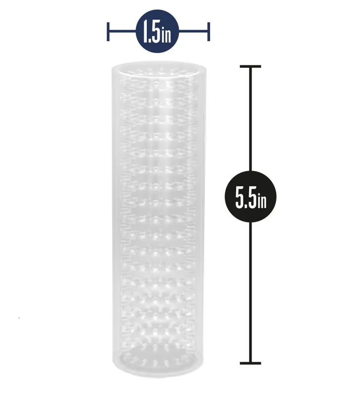 Eden Clear Soft Nubby Ticklers Stroker Sleeve Masturbator | Eden Male Sex Toys
