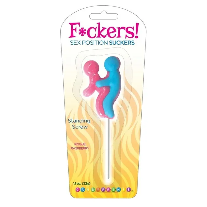 F*Ckers! Sex Position Suckers - Standing Screw - Risque Raspberry | Little Genie Couples