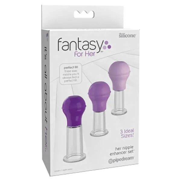 Fantasy For Her Nipple Enhancer Setpd496012 Pipedream Female Sex Toys