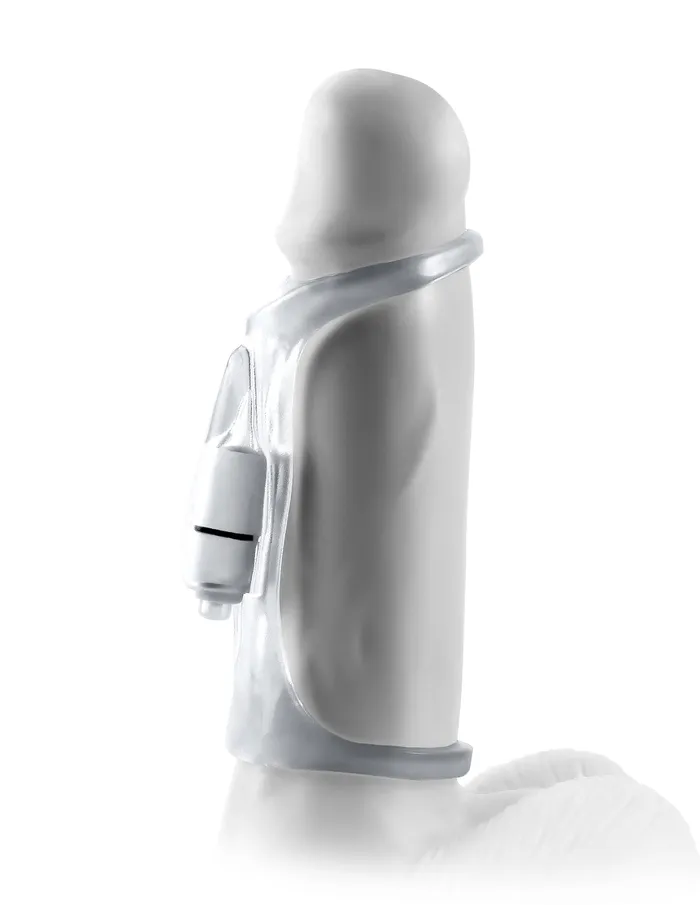 Fantasy XTensions Vibrating Cock Sling Clear Pipedream Couples