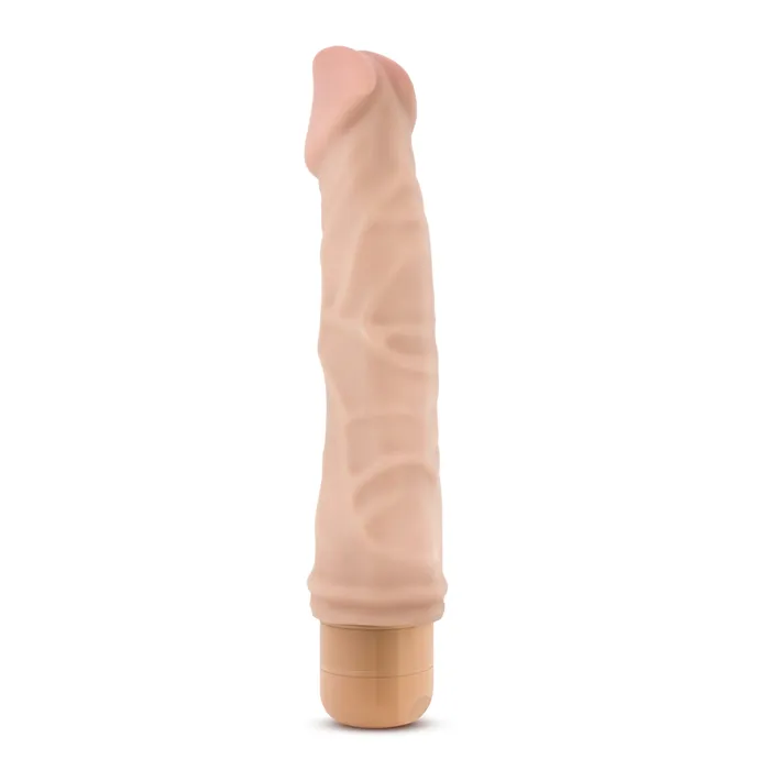 Female Sex Toys Blush Novelties Dr Skin Cock Vibrator 6 Beige