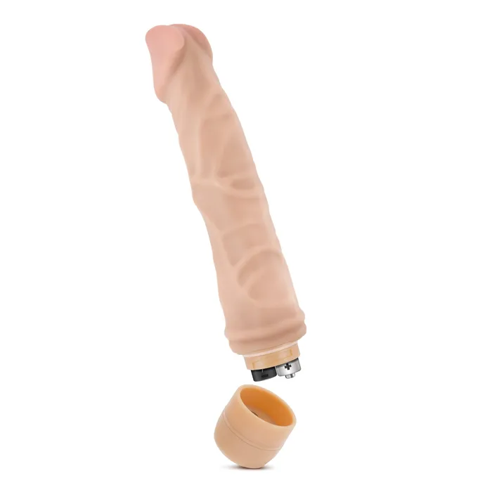 Female Sex Toys | Blush Novelties Dr. Skin - Cock Vibrator 6 - Beige