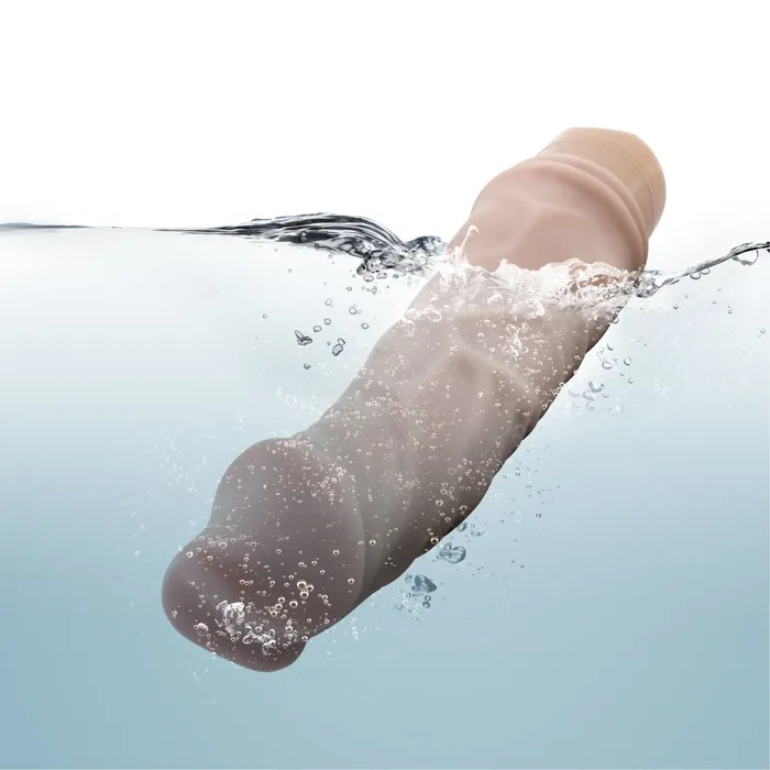 Female Sex Toys | Blush Novelties Dr. Skin - Cock Vibrator 6 - Beige