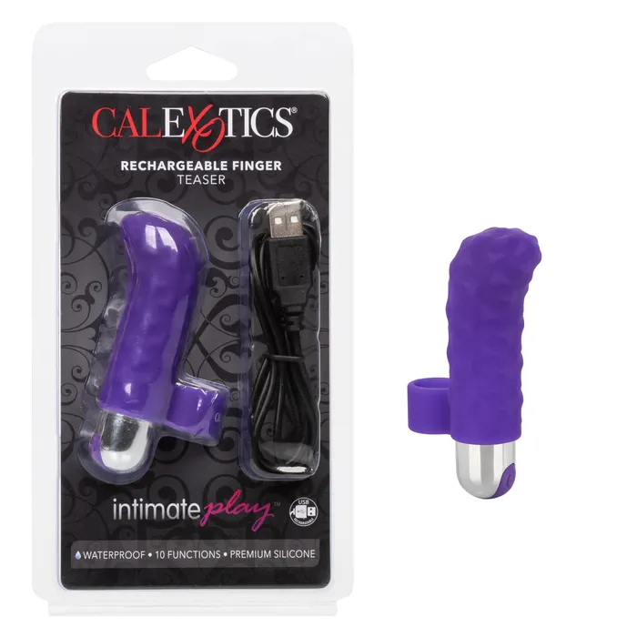 Female Sex Toys CalExotics Intimate Play Rechargeable Finger Teaser
