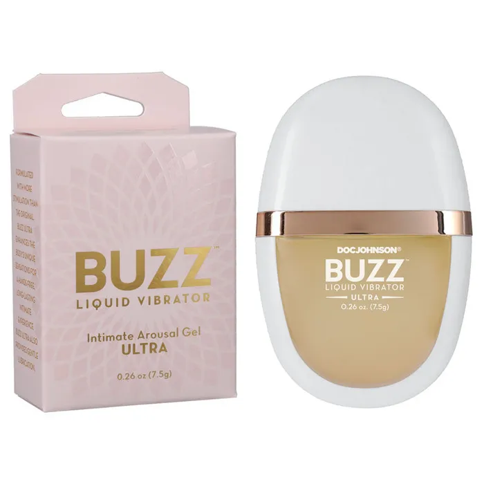 Female Sex Toys Doc Johnson Buzz Liquid Vibrator Ultra455002bx