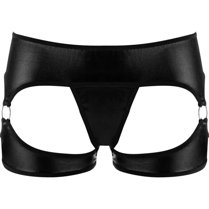 Female Sex Toys | Exotic Vibrating Panty W / Wireless Remote Control Bullet and Metal Rings - Black - Shots Ouch!