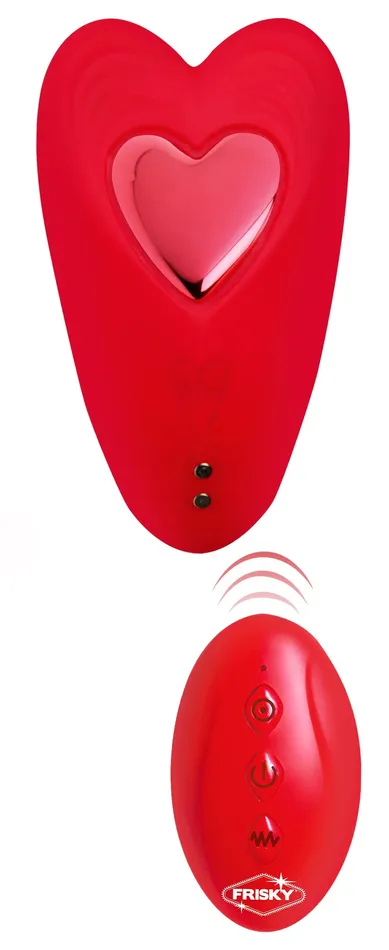 Female Sex Toys Love Connection Silicone Panty Vibe With Remote Control Red XR Brands Frisky Female Sex Toys Love Connection Silicone Panty Vibe With Remote Control Red XR Brands Frisky