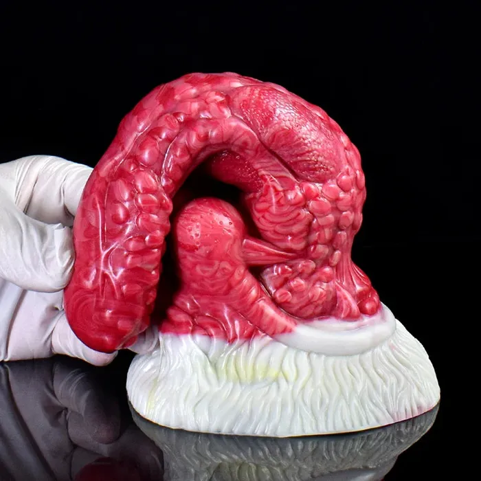 Female Sex Toys | Lovetoyshub 8.1Inch Realistic Large Base Silicone Dragon Dildo