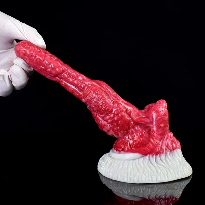 Female Sex Toys | Lovetoyshub 8.1Inch Realistic Large Base Silicone Dragon Dildo