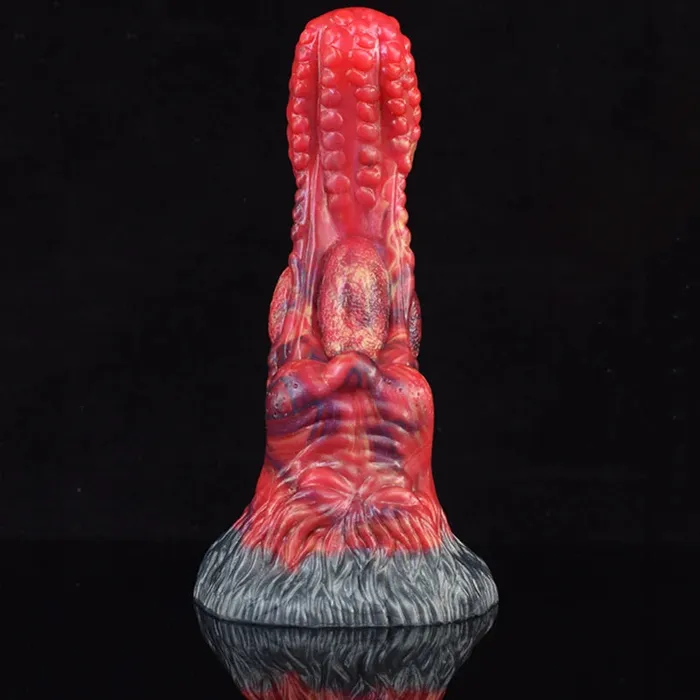 Female Sex Toys | Lovetoyshub 8.1Inch Realistic Large Base Silicone Dragon Dildo