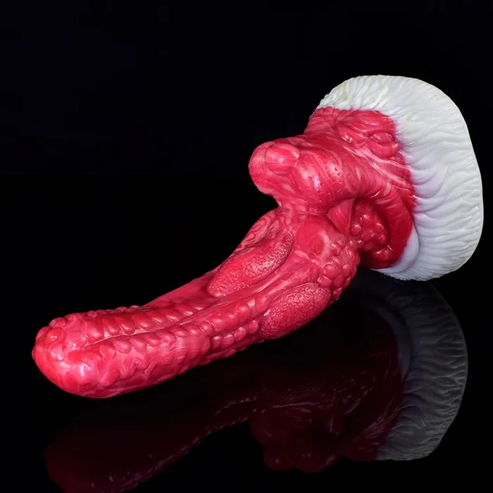 Female Sex Toys | Lovetoyshub 8.1Inch Realistic Large Base Silicone Dragon Dildo