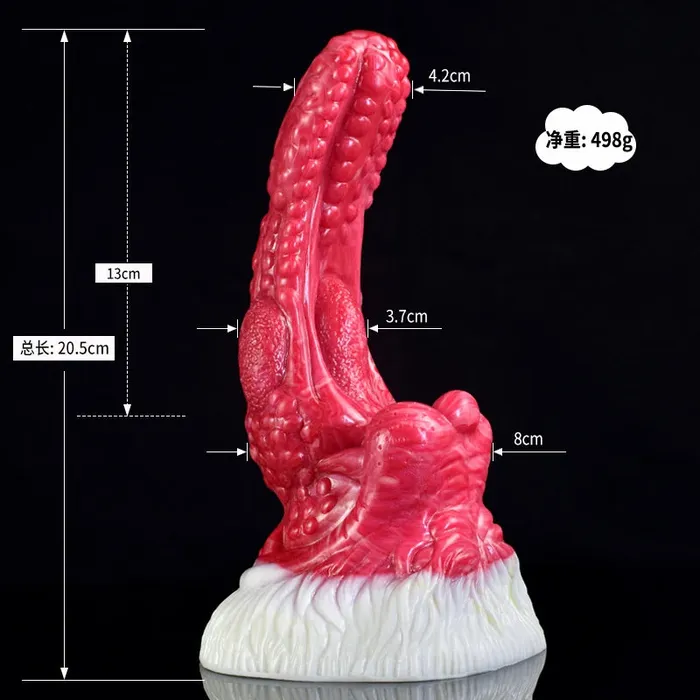 Female Sex Toys | Lovetoyshub 8.1Inch Realistic Large Base Silicone Dragon Dildo