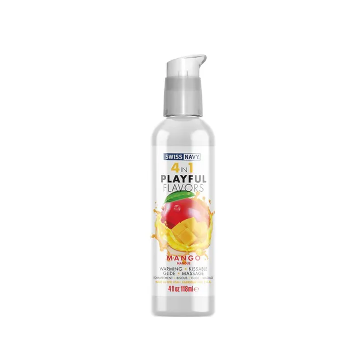 Female Sex Toys MD Science Lab Swiss Navy 4in1 Playful Flavors Mango 4 Oz