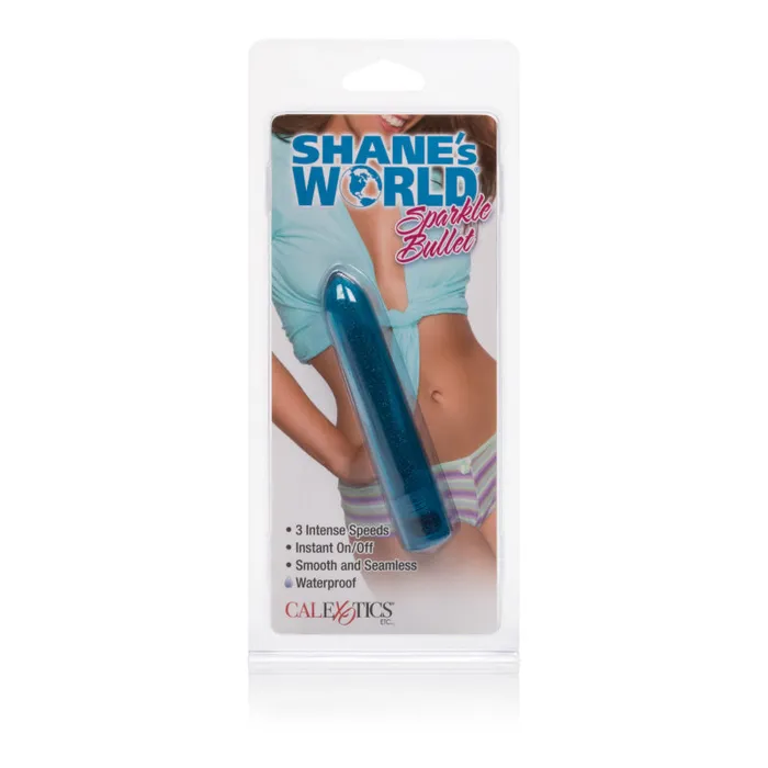 Female Sex Toys | Shane's World Sparkle Bullet - Blue - CalExotics Female Sex Toys | Shane's World Sparkle Bullet - Blue - CalExotics