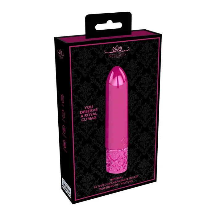 Female Sex Toys | Shots Toys ROYAL GEMS Imperial - Silicone Rechargeable Bullet - Pink 10 cm USB Rechargeable Bullet Female Sex Toys | Shots Toys ROYAL GEMS Imperial - Silicone Rechargeable Bullet - Pink 10 cm USB Rechargeable Bullet